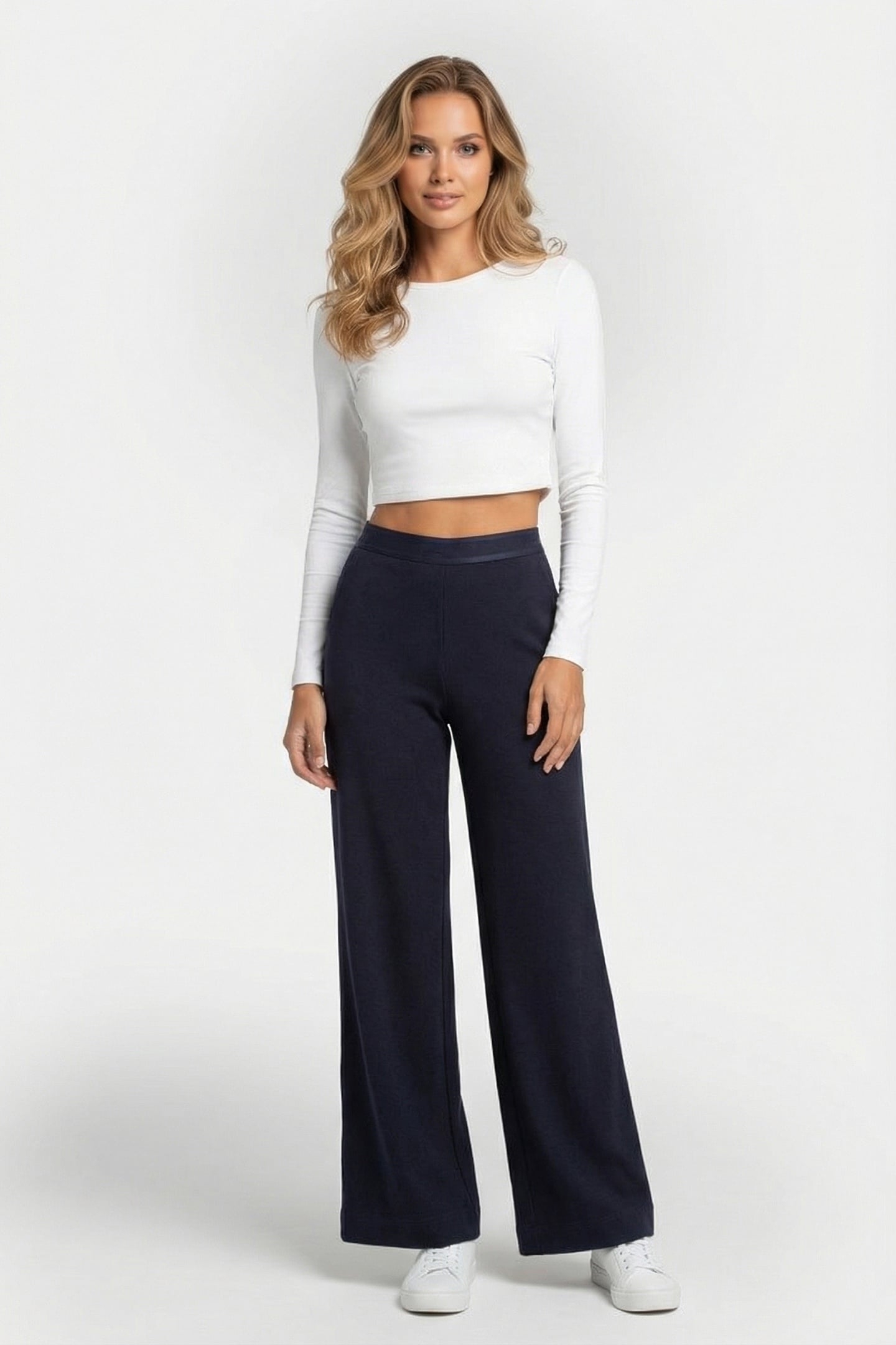 TROUSERS BOOT CUT PUNTO MILANO NIGHT SKY 1