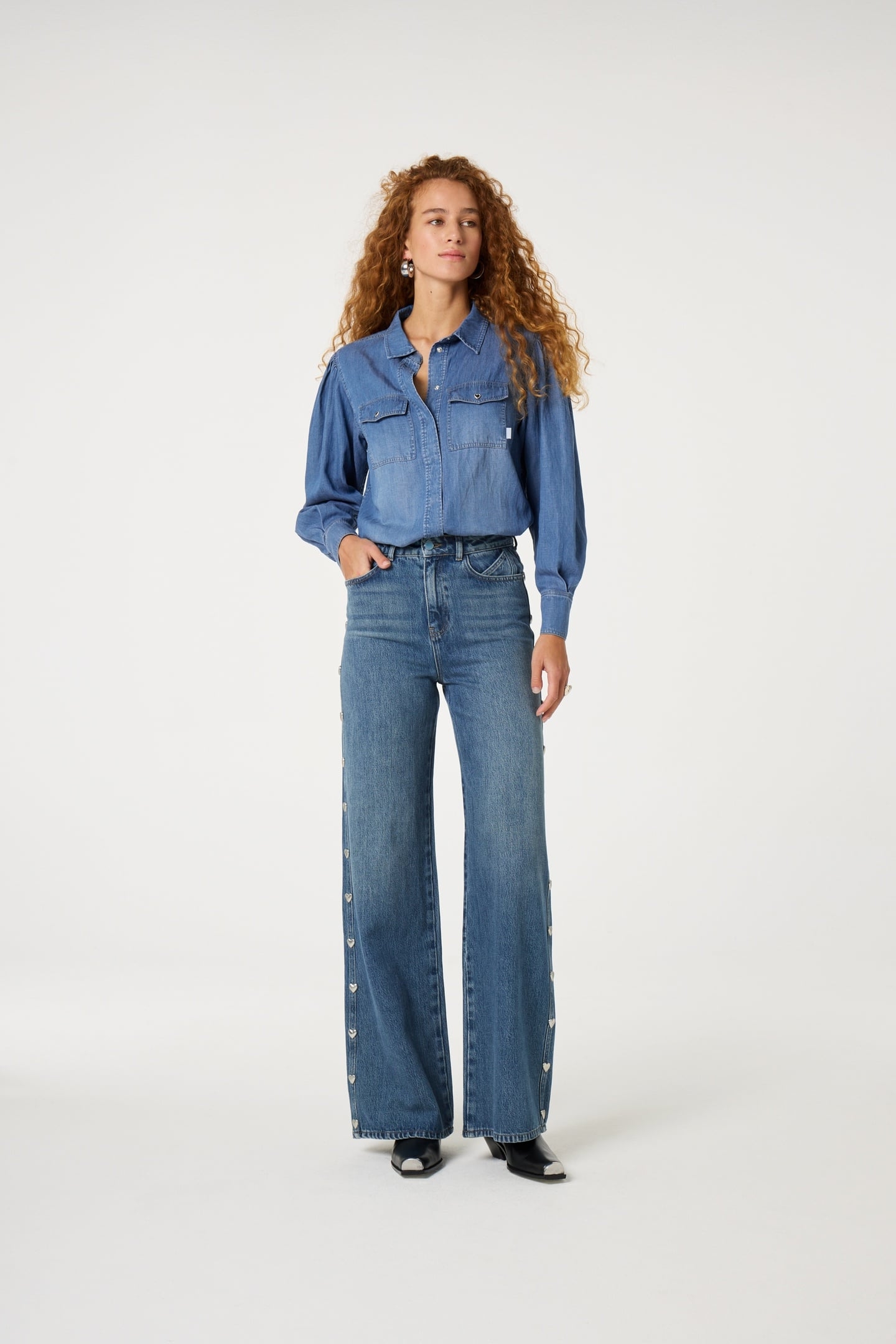 FABIENNE BLOUSE DENIM 1