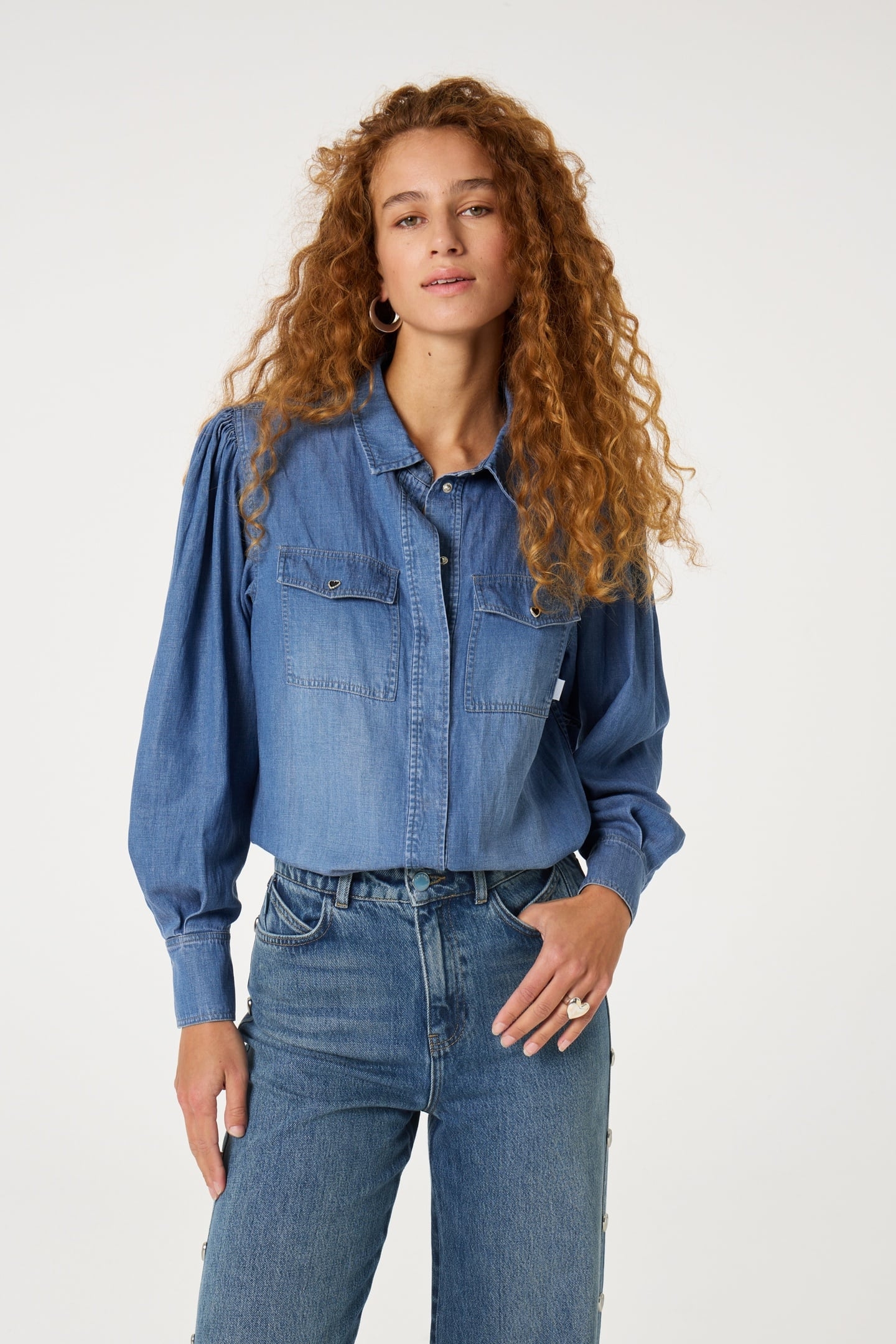 FABIENNE BLOUSE DENIM 2