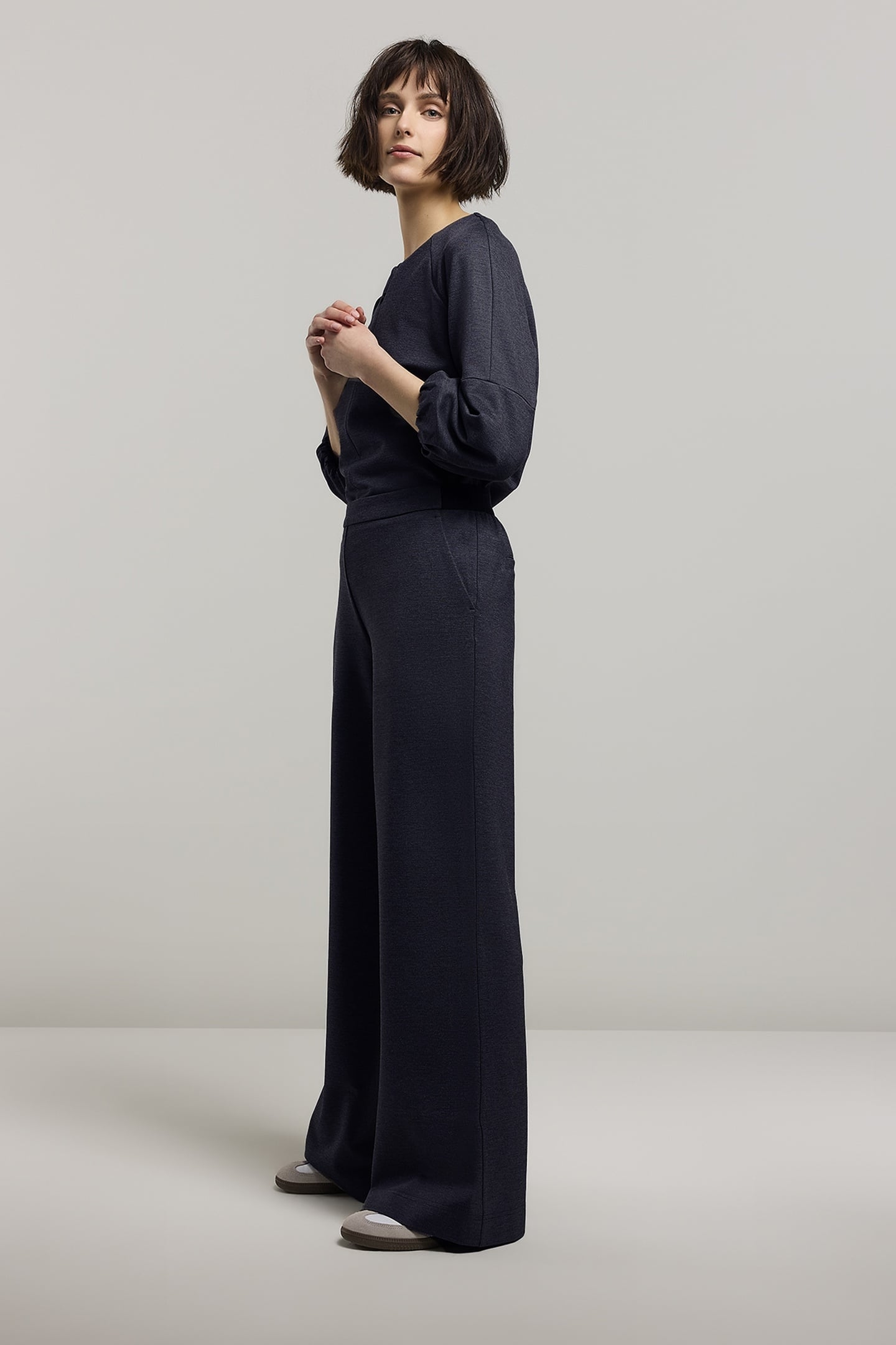 TROUSERS BOOT CUT PUNTO MILANO NIGHT SKY 4