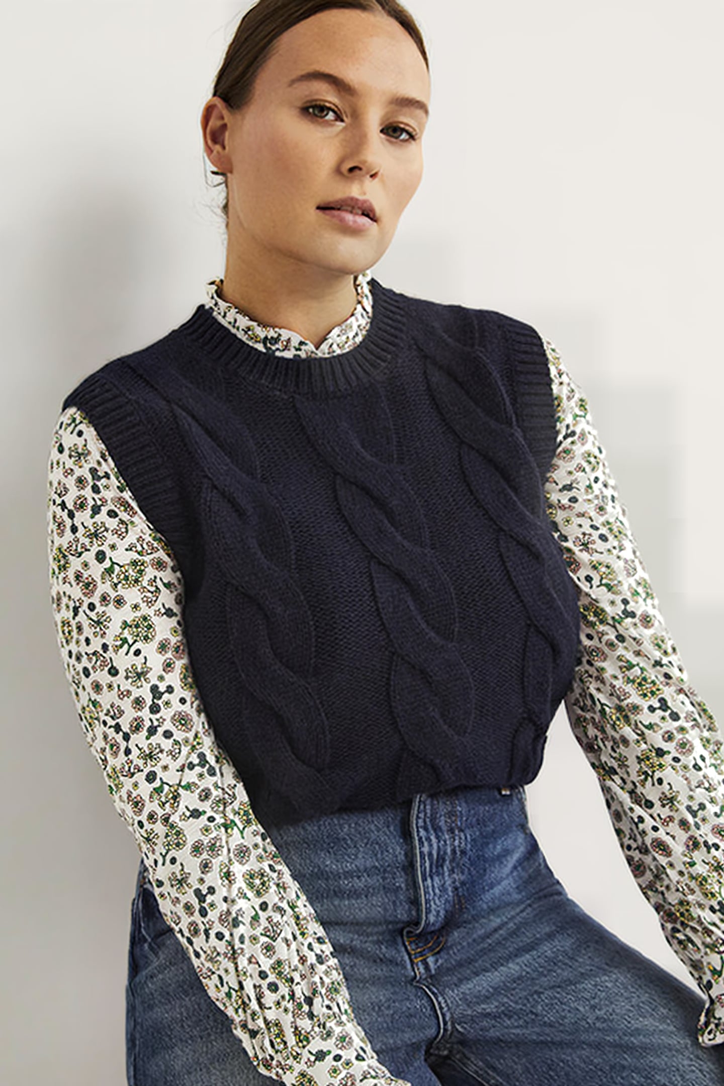 RUFFLE JERSEY SHIRT IVO 4