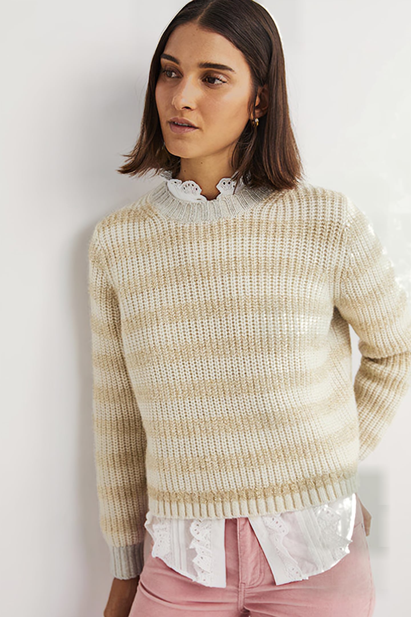 TINSEL STRIPE JUMPER IVO 1