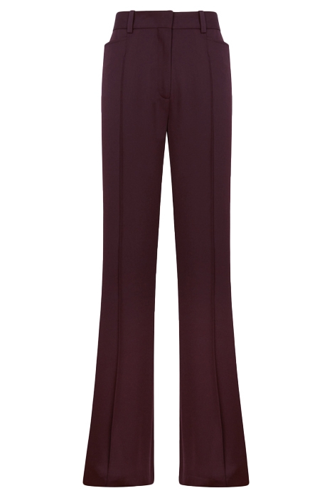 FLORA WIDE-LEG & FLARED PANTS BERRY 4