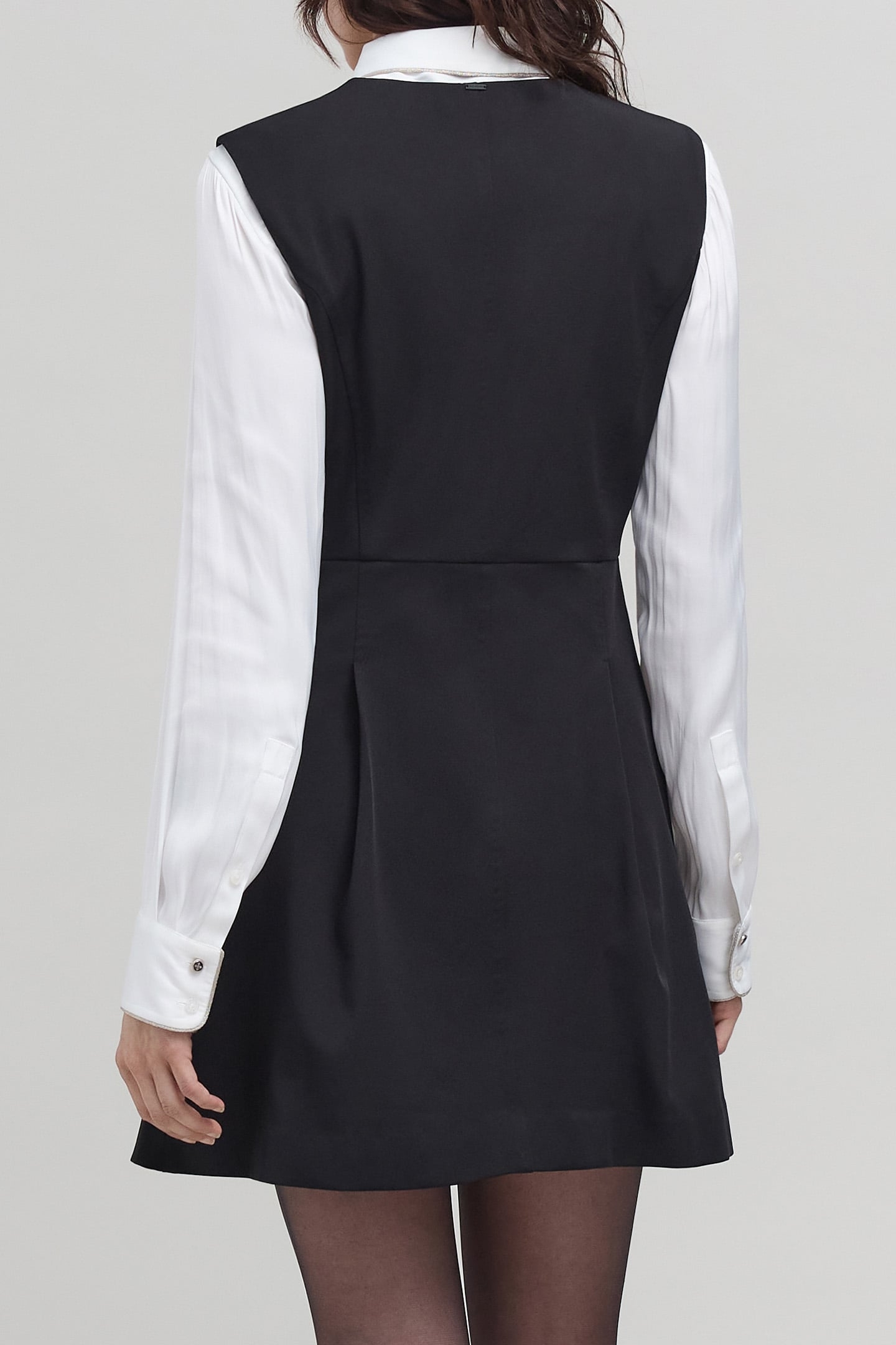 BLACK ZIP DRESS WITH TECHNICAL SPIRIT 6