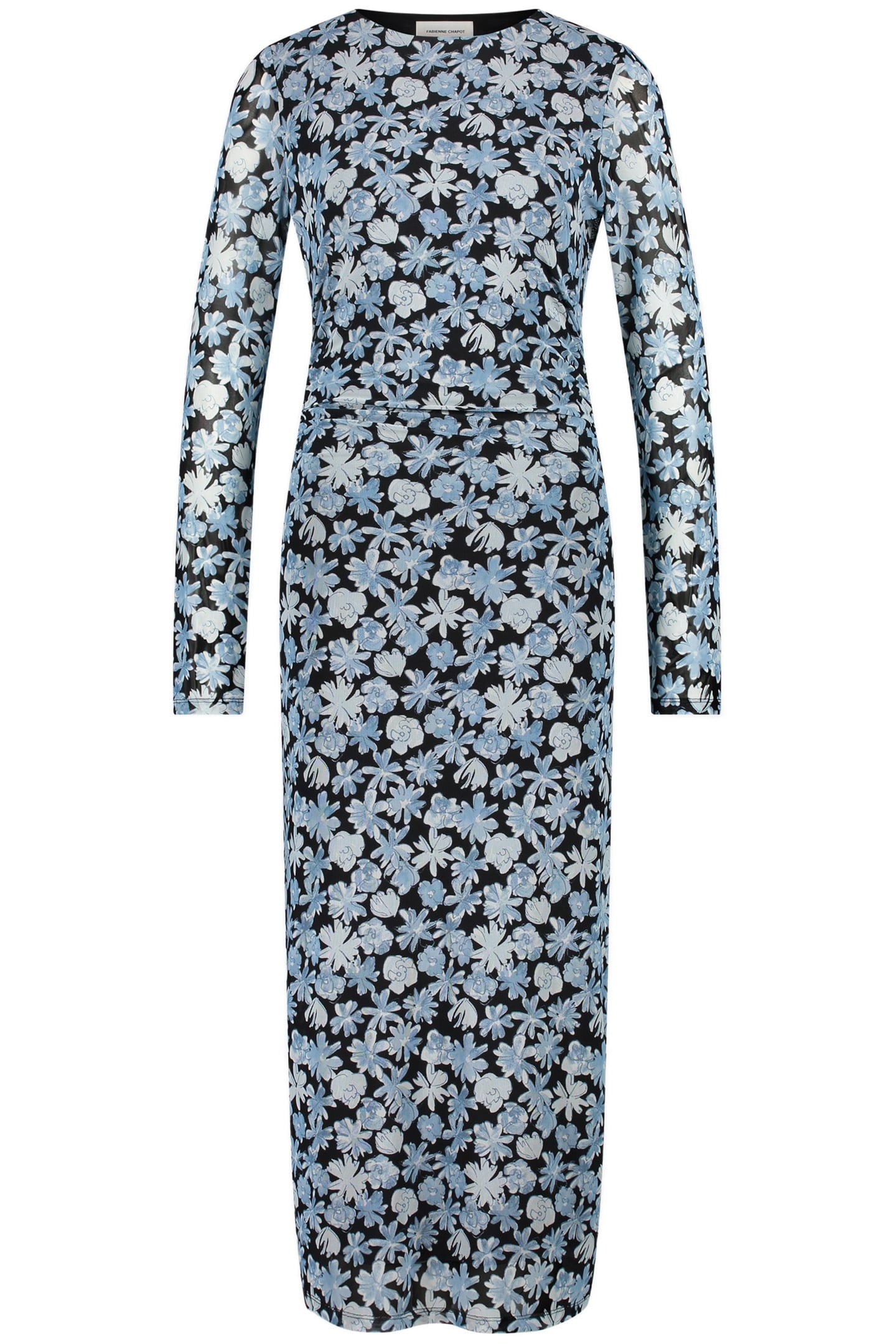 ZILA DRESS BLACK/BRIGHT BLUE 3