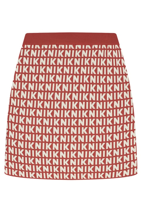 PAYTON SKIRT TERRACOTTA RED 2