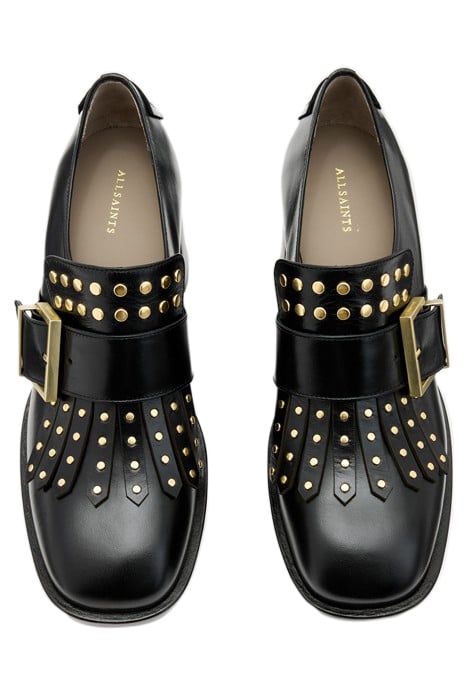 ZIA STUD LOAFER BLACK SHINE 4
