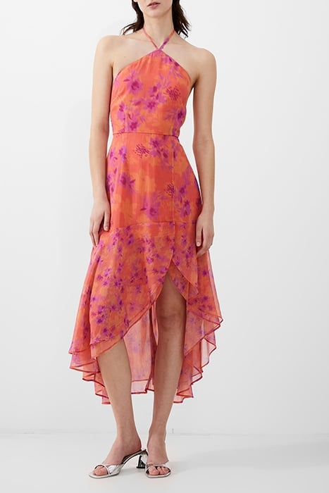 ARLA HALLIE CRINKLE RUFFLE CORAL 1