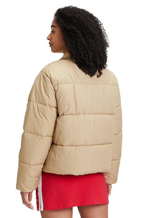 LEILA PUFFER COACH JACKET CORNSTALK 2
