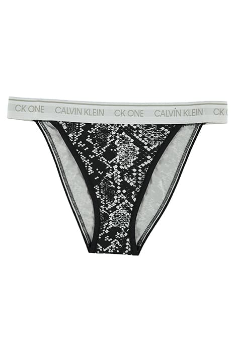 BRAZILIAN (AVERAGE), 1BP RATTLESNAKE PRINT_BLACK by Calvin Klein