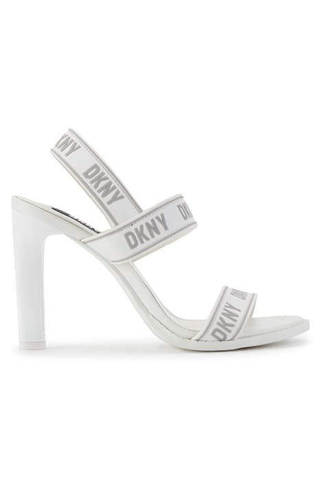 BALDER - SLINGBACK SANDAL WHT/SILVER by DKNY