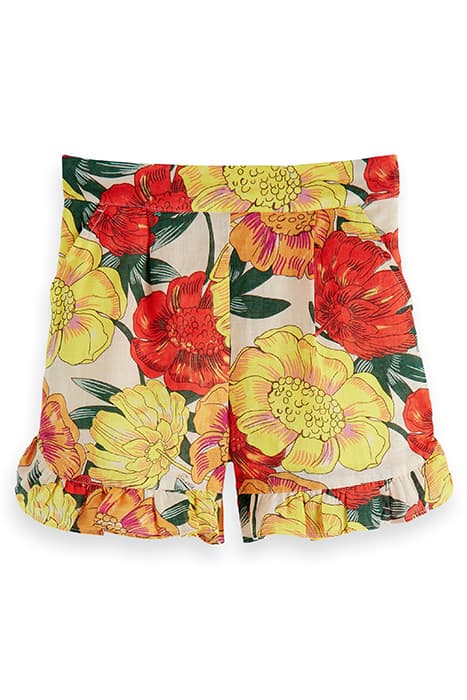 HIGH-RISE RUFFLED SHORTS COMBO J by Scotch & Soda