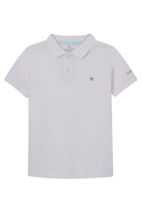 SMALL LOGO POLO WHITE by Hackett London