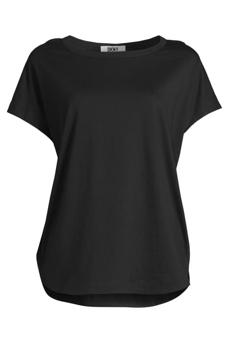 CREW NECK COCOON TOP BLACK by DKNY