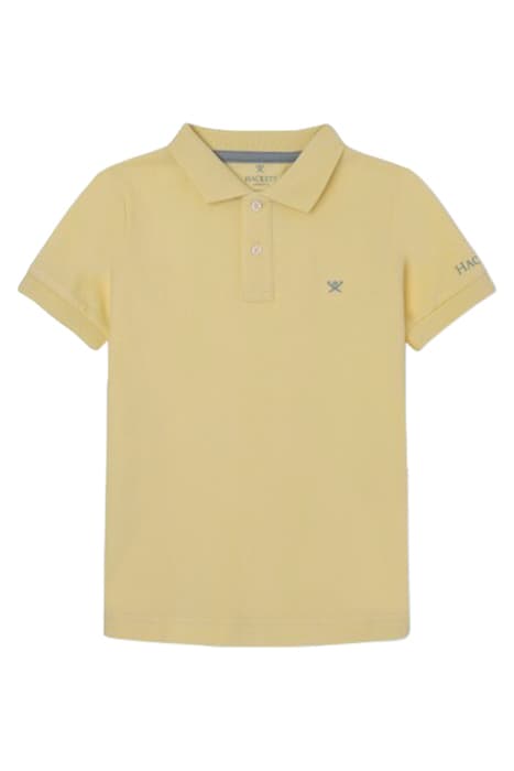 SMALL LOGO POLO LIGHT YELLOW by Hackett London