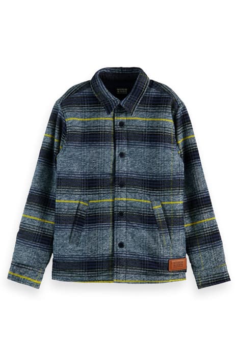 YARN DYED CHECK OVERSHIRT COMBO B by Scotch & Soda