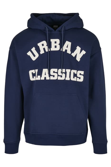 COLLEGE PRINT HOODY DARKBLUE by Urban Classics