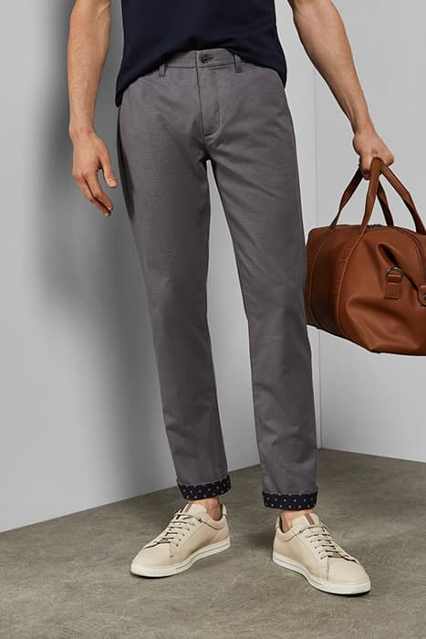 SLINTEA SEMI PLAIN TROUSER GREY by Ted Baker