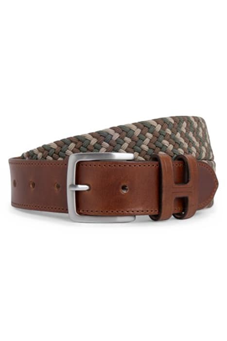 MULTI THREAD BELT MULTI GREEN by Hackett London