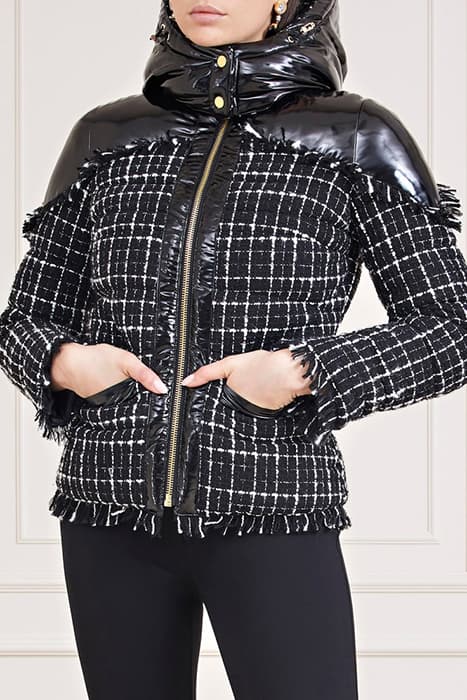 SARAH PUFFER JACKET JET BLACK MULTI by Marciano by Guess