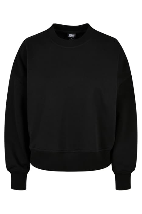 LADIES OVERSIZED RAINBOW CREWNECK BLACK by Urban Classics