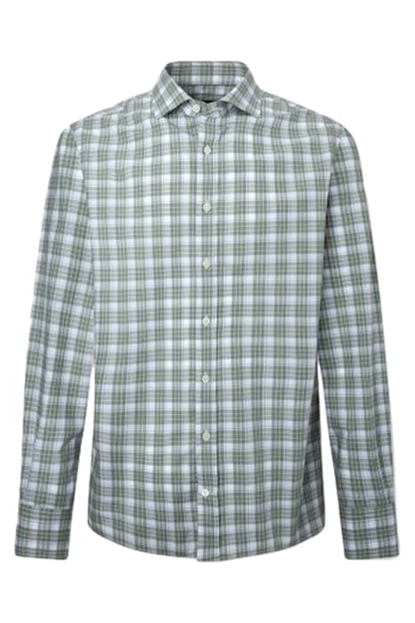 MELANGE CHECK WHITE/GREEN by Hackett London