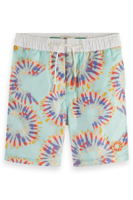 MID LENGTH - ALL-OVER TIE-DYE PRINTED SWIM SHORTS TIE DYE PR by Scotch & Soda