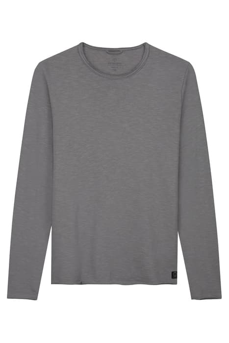 NEWMAN HEAVY SLUB JERSEY MEDIUM GREY by Dstrezzed