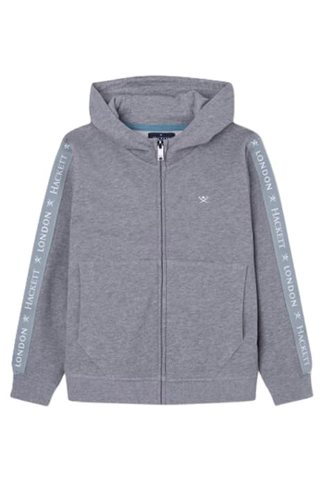 HACKETT TAPE FZ HDY GREY MARL by Hackett London