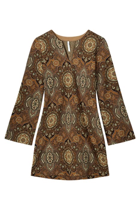 DRESS PAISLEY JACQUARD MULTICOLOUR by Summum Woman