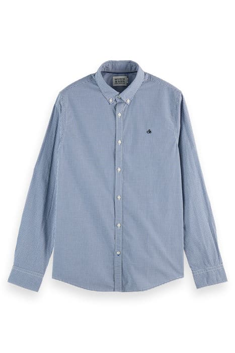 ESSENTIAL YARN DYE ORGANIC POPLIN SLIM FIT SHIRT COMBO B by Scotch & Soda