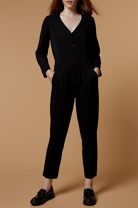 ROMEO - BLACK COLD WOOL JUMPSUIT by ONE STEP