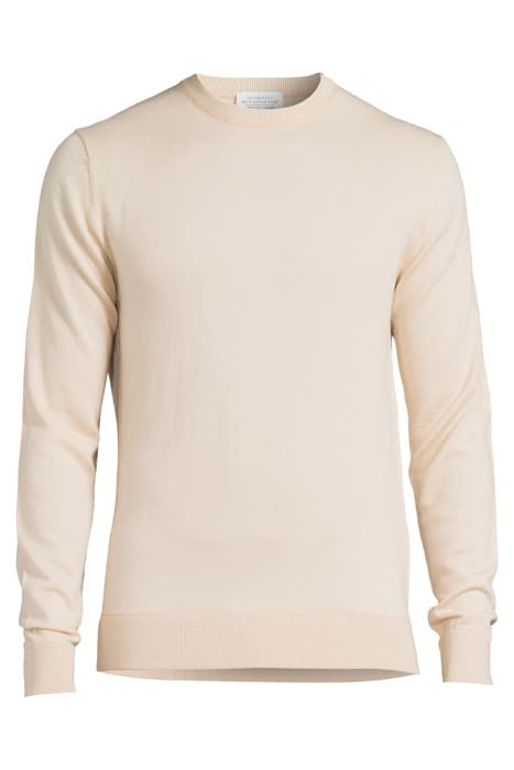 SR JCQD CREW LT TAUPE by Hackett London