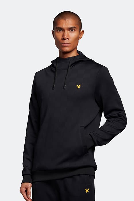 CONTAINER HOODIE JET BLACK by Lyle & Scott