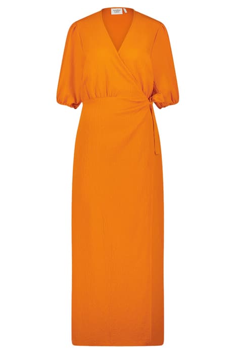 CAMILLE BUBBLE DRESS S/S HARVEST PUMPKIN by Another Label