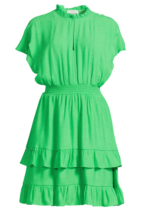 EASY FITTED SMOCKED MINI DRESS BRIGHT PARAKEET by Scotch & Soda Exclusives