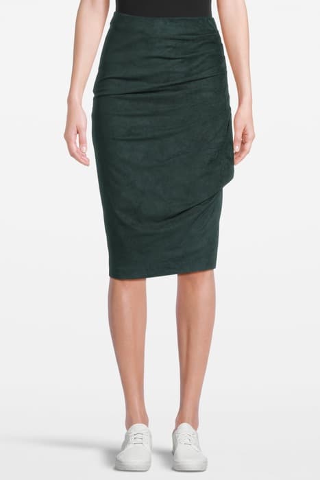 HUDSON PENCIL SKIRT CHENILLE GREEN by Marciano by Guess