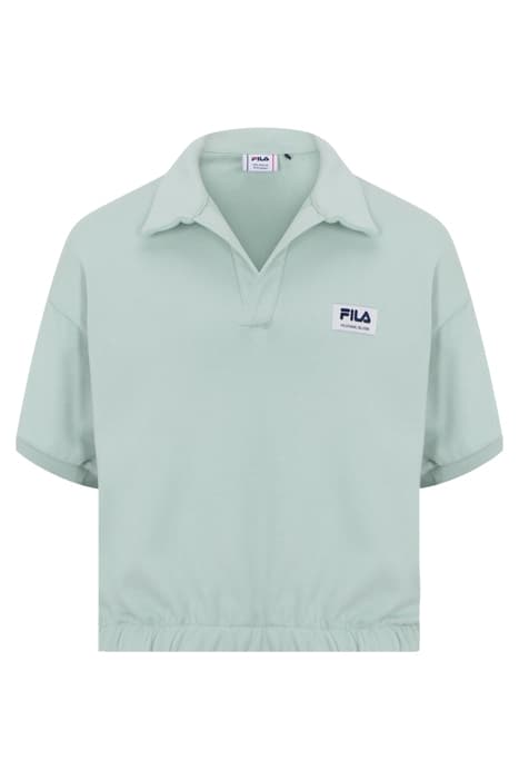 TABEN-RODT TOWELIING KNIT POLO SILT GREEN by FILA