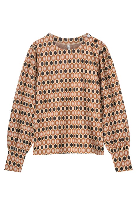 TOP HONEYCOMB JACQUARD MULTICOLOUR by Summum Woman