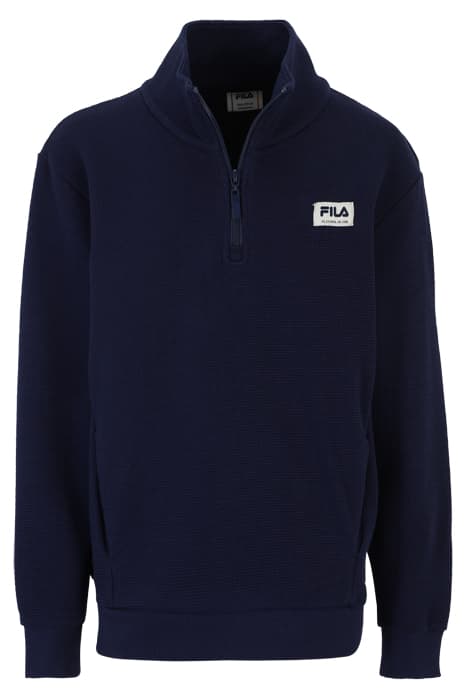 TAENNAES HALF-ZIP SHIRT MEDIEVAL BLUE by FILA