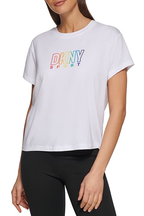 PRIDE LOGO KNOT FRON WHITE by DKNY