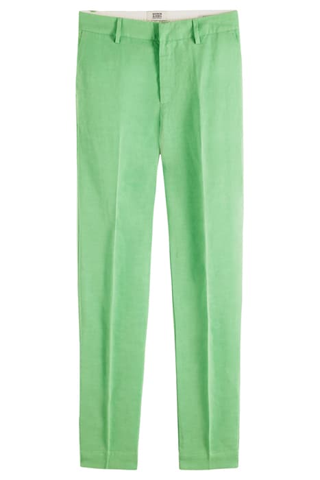 LOWRY - MID RISE SLIM SUMMER EVENT TROUSERS BRIGHT PARAKEET by Scotch & Soda