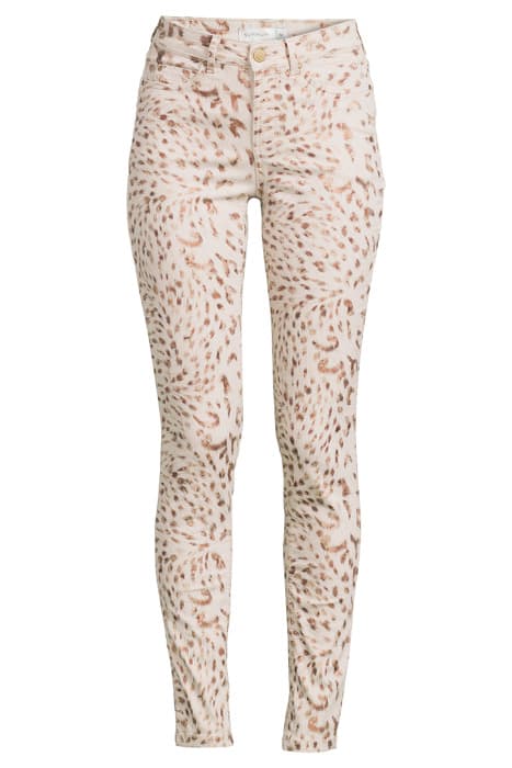 SKINNY PANTS STRETCHY FOIL PRINT ALPACA by Summum Woman