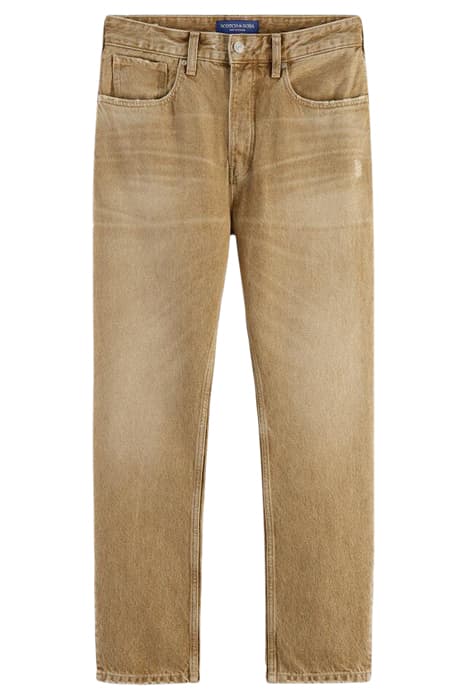 DEAN LOOSE TAPERED JEANS —YARN DYED COLOURS SAND by Scotch & Soda