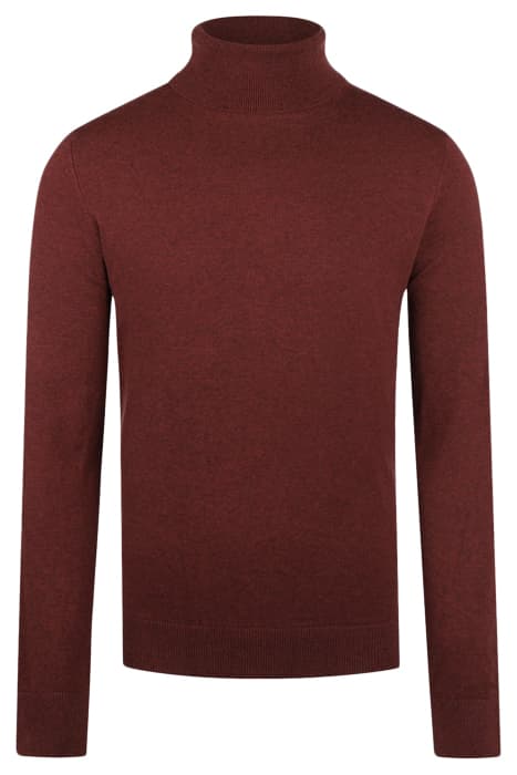 ROLL NECK SWEATER RUSTY RED by McGregor