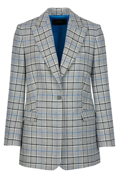 PATTERN BLAZER BLACK & GREY CHECK by Frenken