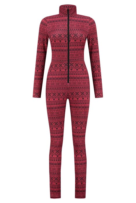 NIKKIE XMAS JUMPSUIT ROUGH RED by NIKKIE