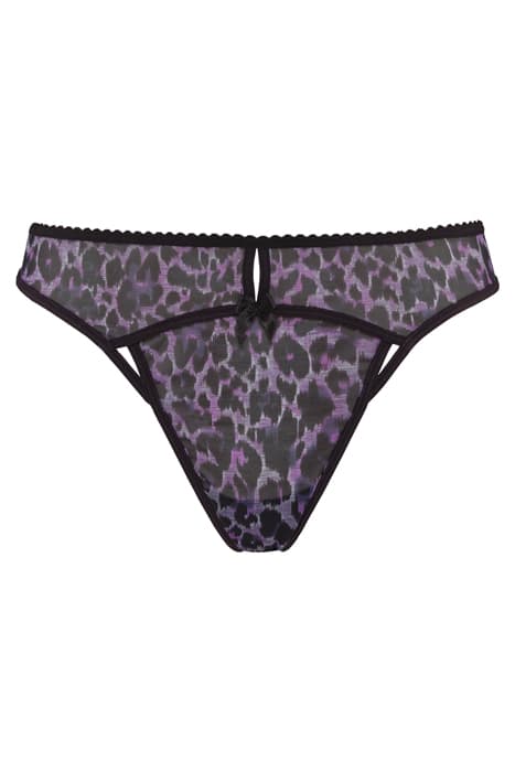 PEEKABOO BLACK PURPLE LEOPARD by Marlies Dekkers