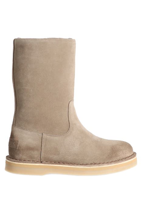 SHS1204 ANKLE BOOT SUEDE WITH WOOL TAUPE by Shabbies Amsterdam