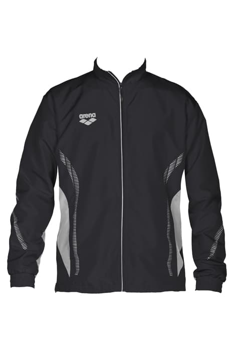 TL WARM UP JACKET BLACK GREY by Arena